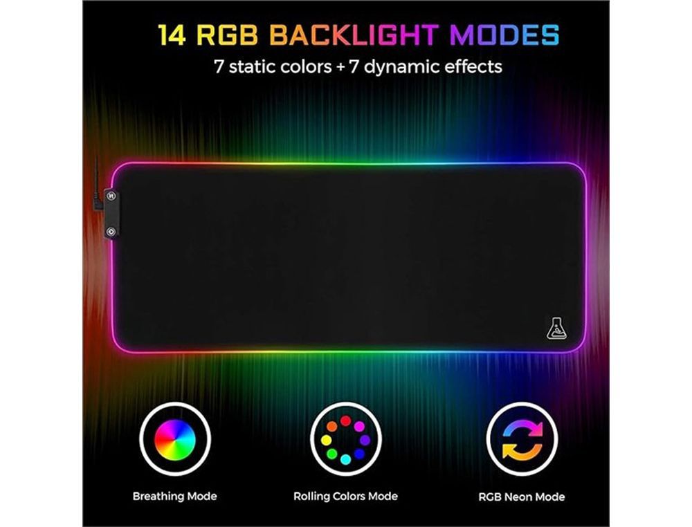 Alfombrilla para raton the g-lab xxl pad rubidium gaming 800x300x4mm