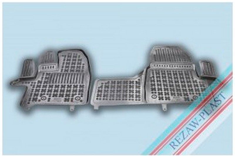 Alfombrillas Tourneo Custom "Titanium", delantera ,2 pasajeros 2018>con caja de cambios automatica