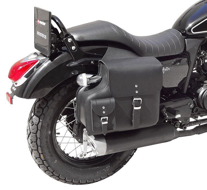 Alforja individual piel Macbor Rockster y Rockster Flat