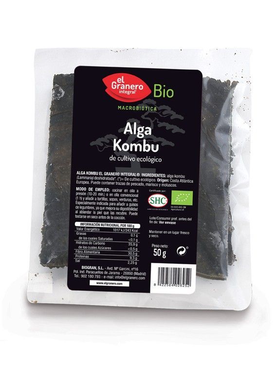 Alga Kombu Bio 50 Gr