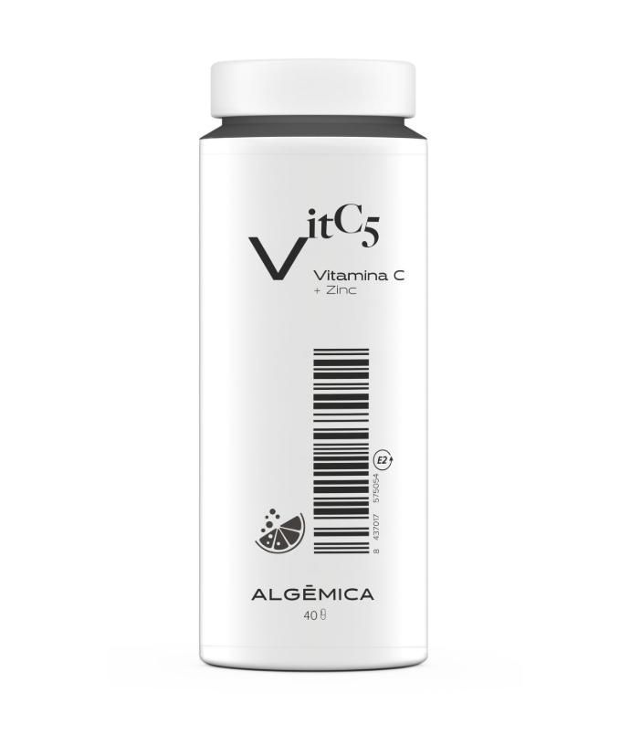 Algemica VitC5 Vitamina C + Zinc 40 cápsulas