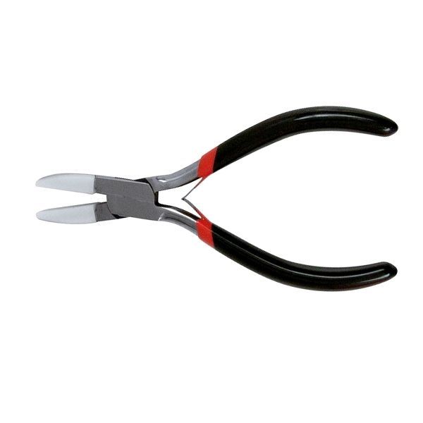Alicate Acero 20138 Punta Plana Mordazas Plástico