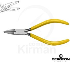 Alicate Acero Bergeon 20001 Plano Puntas Estriadas