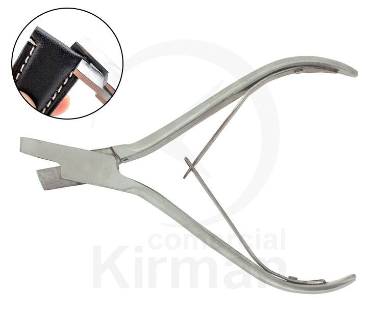 Alicate Acero Klaber 20049 Corte Correas De Piel