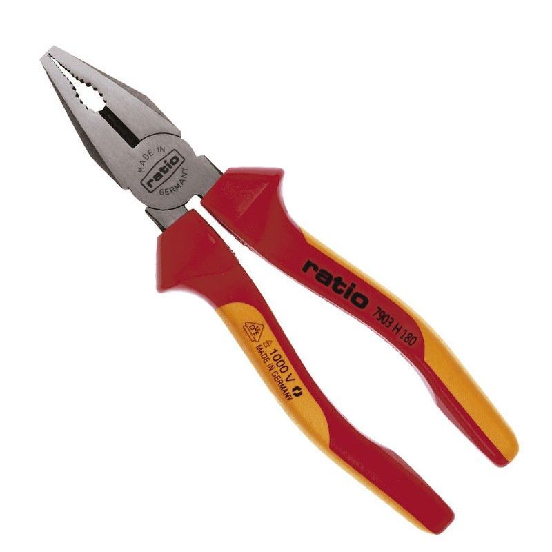 Alicates seguridad RATIO ProSeries VDE Alicate Universal 180Mm   Vde Ratio Pro