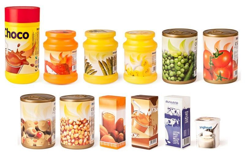 Alimentos envasados 12 piezas