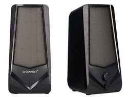 Altavoces q-connect gaming blu etooth con iluminación rgb potencia maxima 2x3w control de volumen color negro