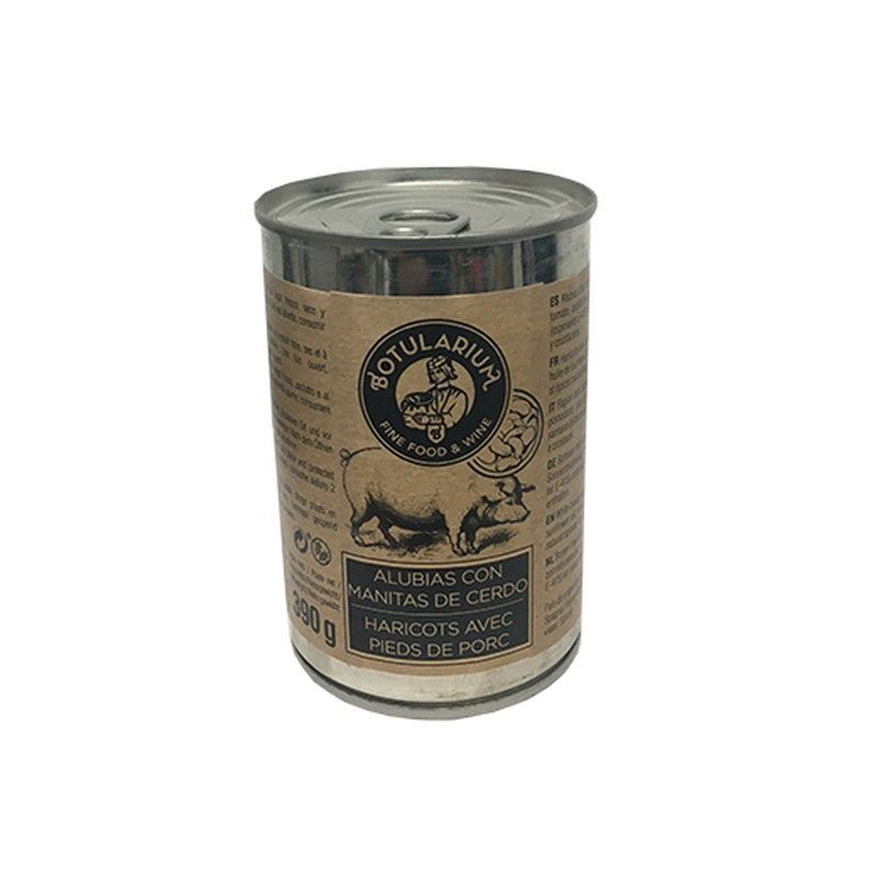 Alubias con manitas de cerdo 390 grs Botularium