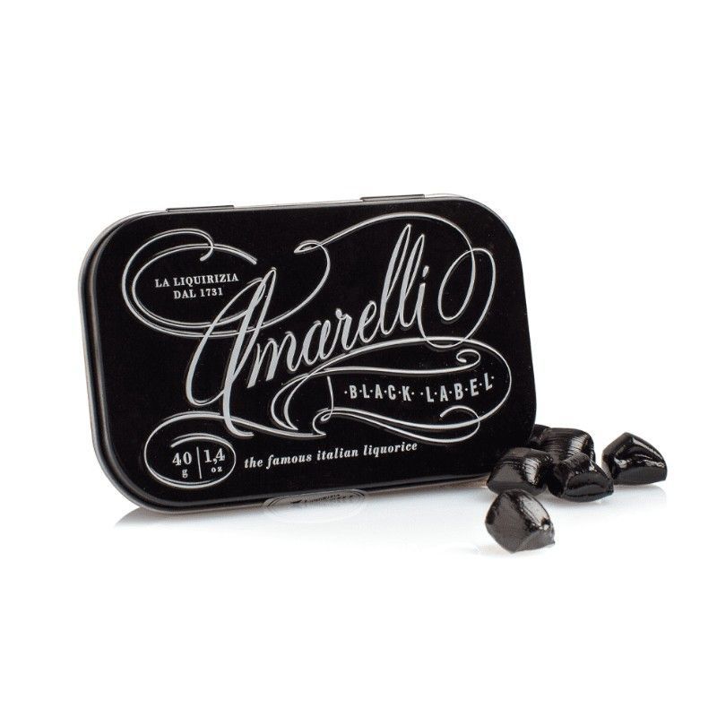 Amarelli pastillas de regaliz sabor menta 40gr