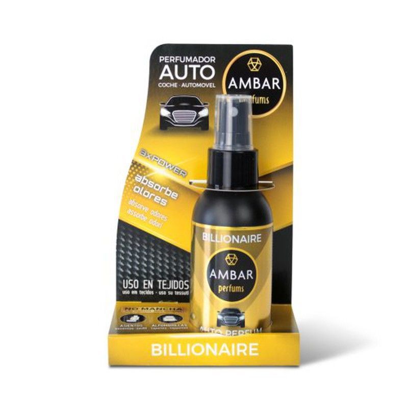 Ambientador Ambar Coche Liqu.90Ml Billon
