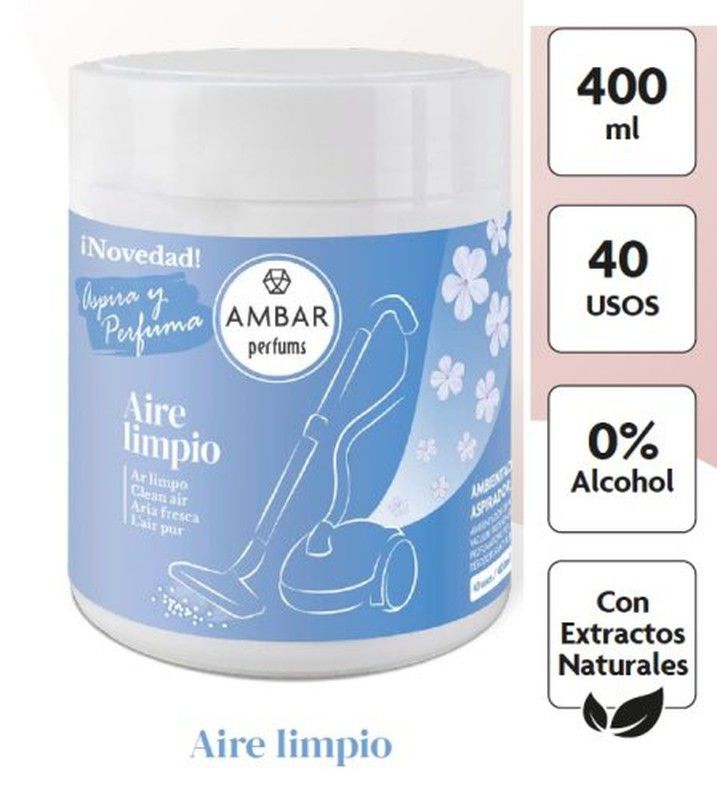 Ambientador Aspirador Aire Limpio 400Ml