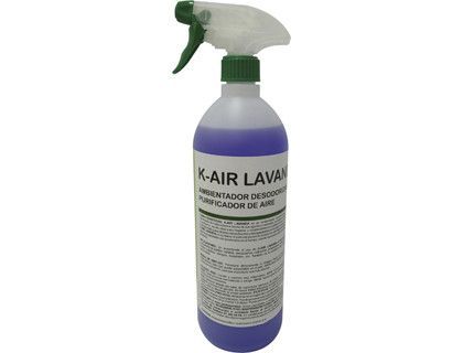 Ambientador spray ikm k-air olor flor de lavanda botella de 1 litro