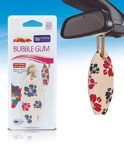 ***AMBIENTADOR "SURF HANGING" FRAGANCIA AQUA BUBBLE GUM