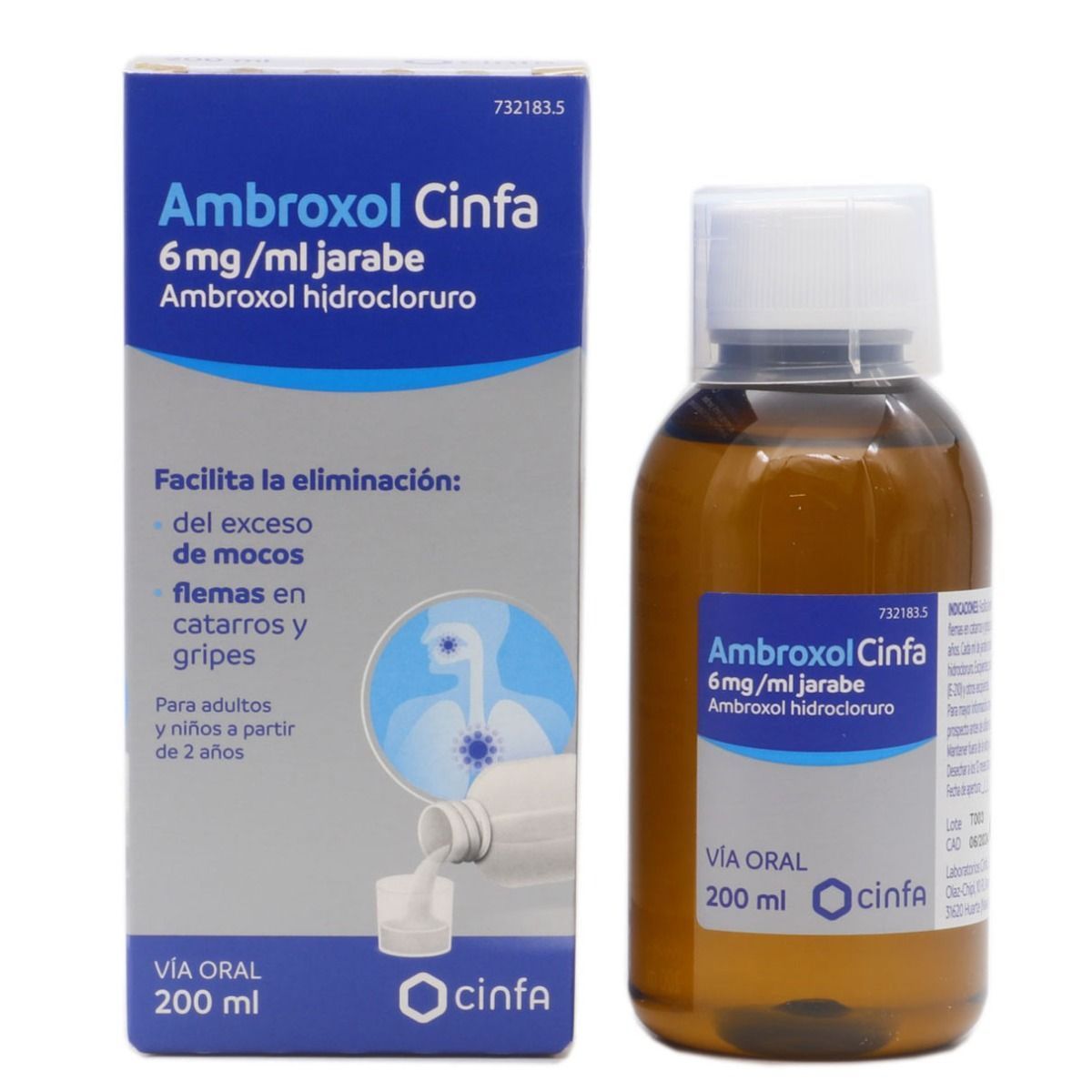 Ambroxol Cinfa Efg 3 Mg/Ml Jarabe 200 Ml