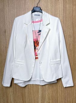 Americana básica blanca