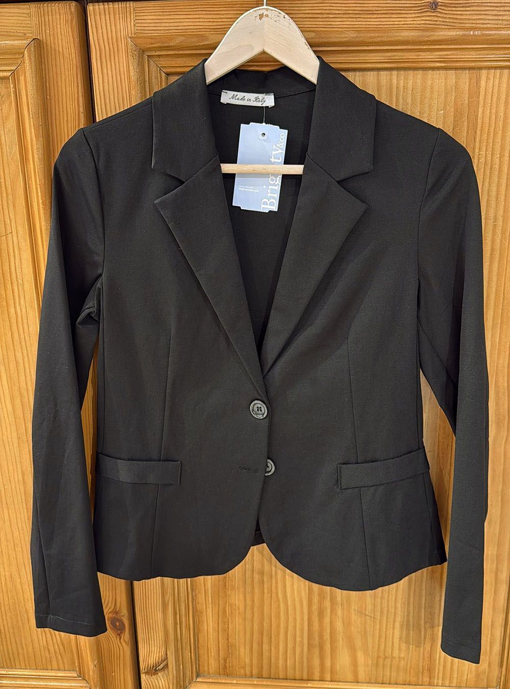 Americana básica negra