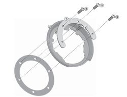 Anclaje tanklock givi bf17 (bmw)