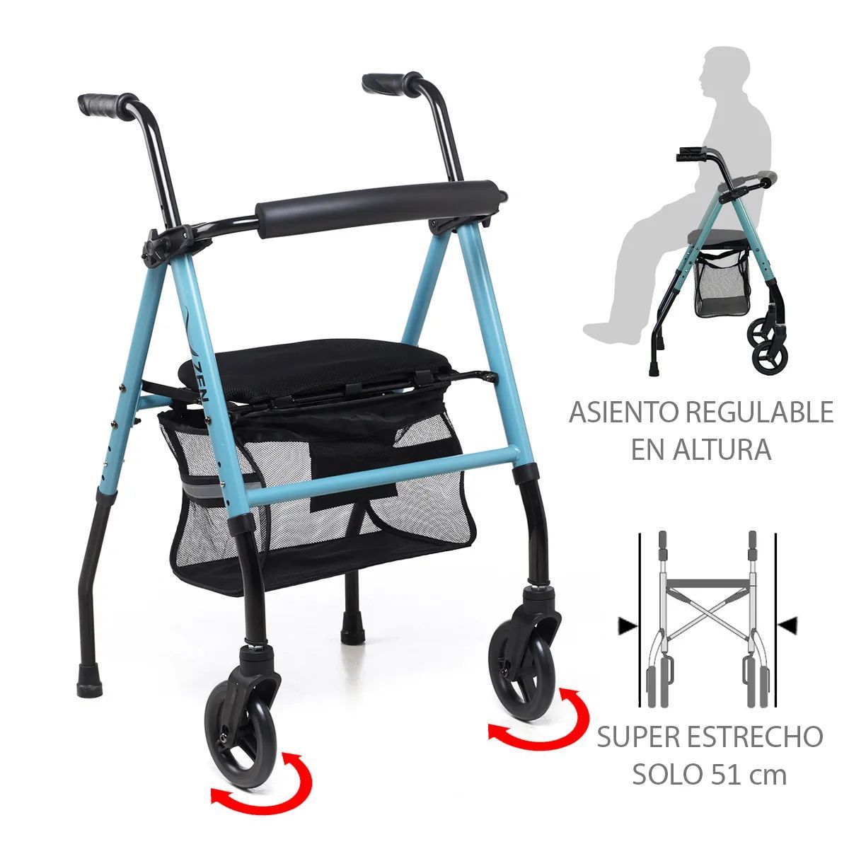 Andador estrecho Zen lite AD143