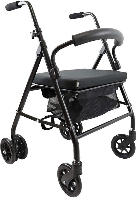 Andador Kmina K10013 Negro Freno a presión