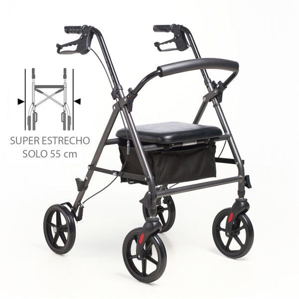 Andador, rollator Forte super estrecho