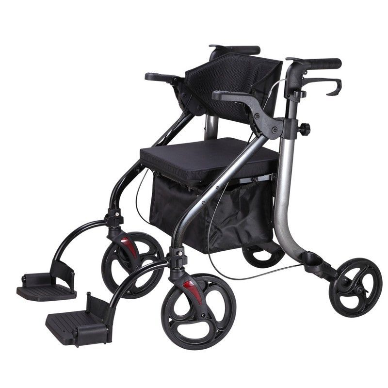 Andador, rollator y silla de ruedas