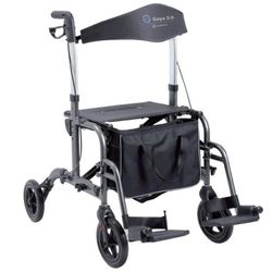 Andador rollator y silla doble función GAYA