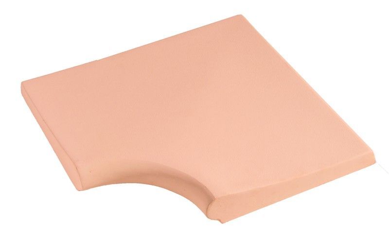 Angulo Cañaveral Salmón 4 x 50 x 50 r-16cm Verniprens