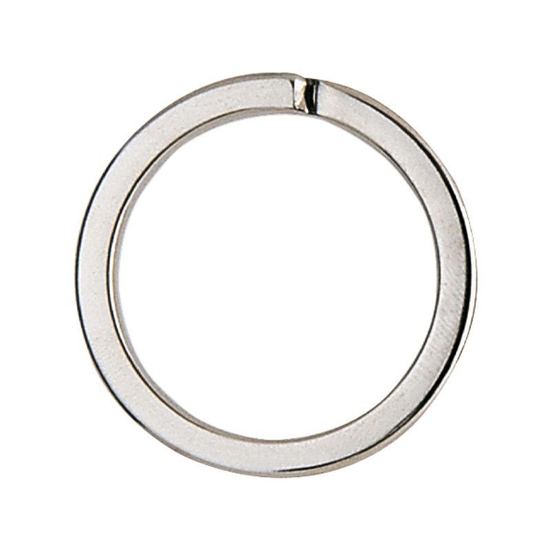 Anilla llavero Llavero Plano Acero Niquelado.22X28