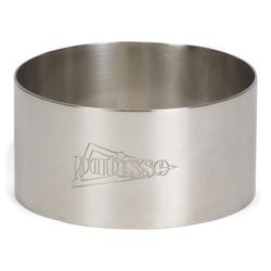 Anillo aro emplatar inox h. 3,5 cm. 7 cm redondo patisse