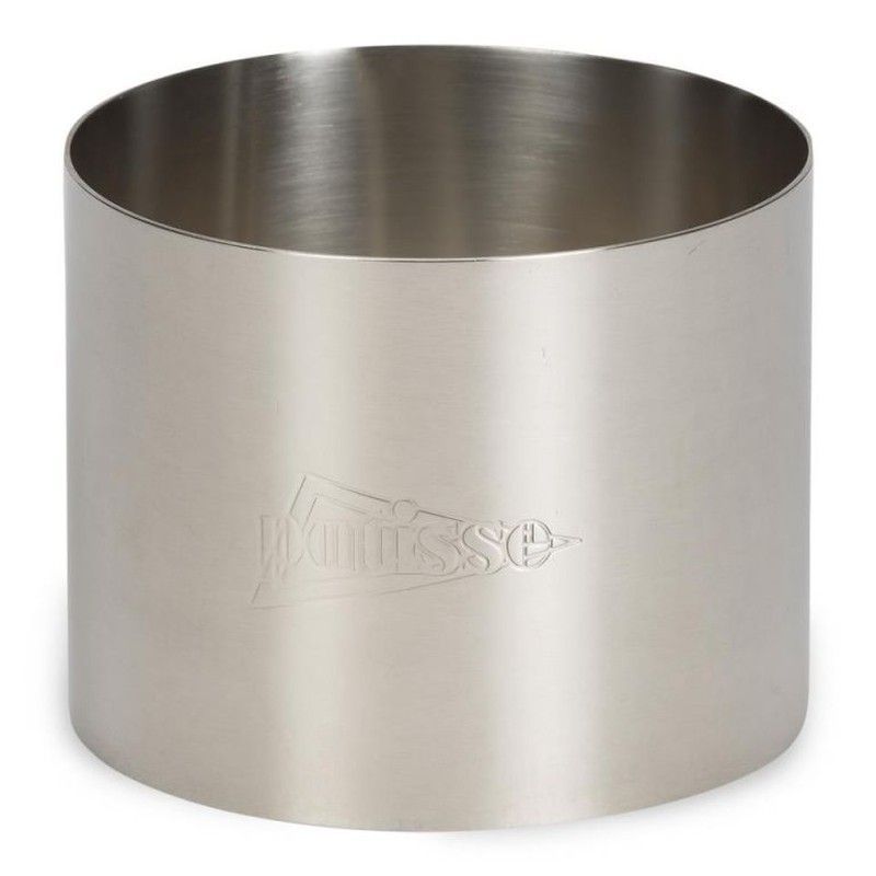 Anillo aro emplatar inox h. 5,5 cm. 7 cm redondo patisse