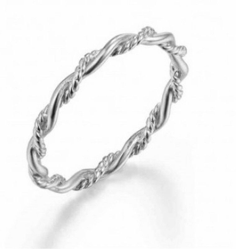Anillo de plata Braid