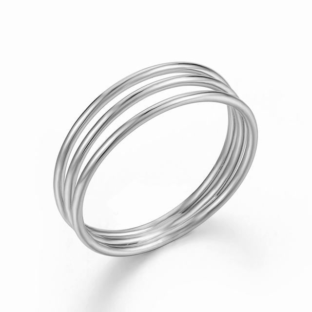 Anillo de plata Three