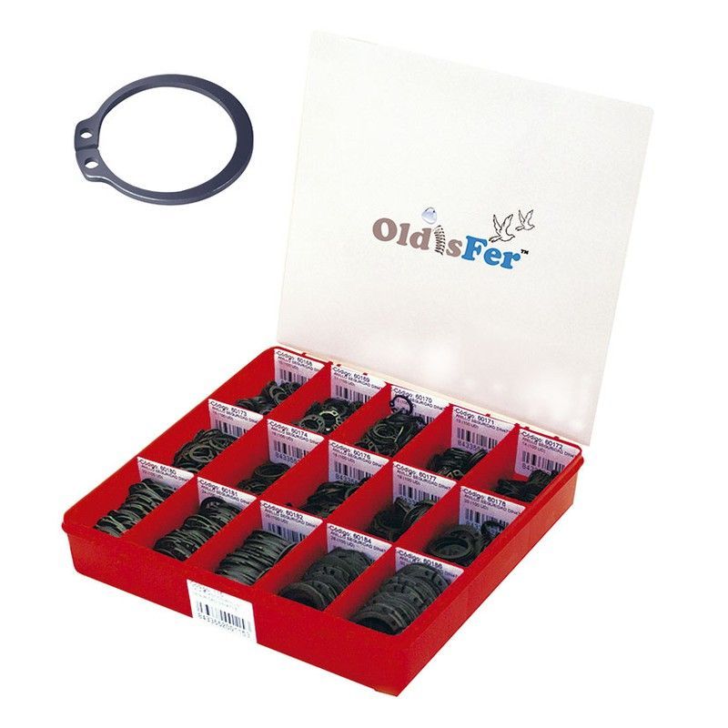 Anillo de seguridad para manillas OLDISFER. Caja Surt.Anillo Segur. Manillas 15 Ref.