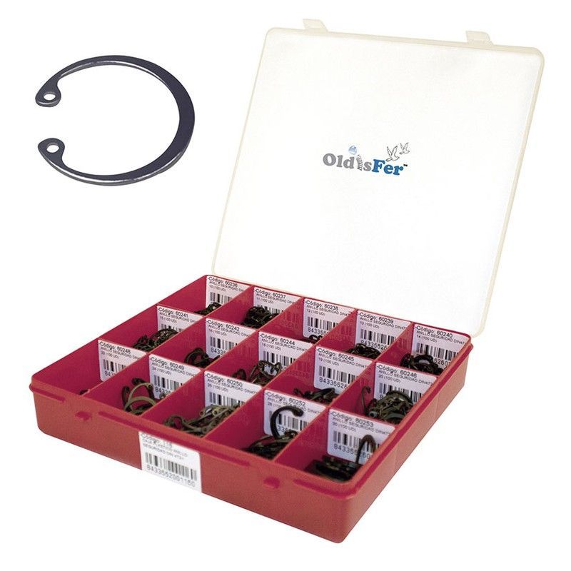 Anillo de seguridad para manillas OLDISFER. Caja Surt.Anillo Segur.Manillas 15 Ref.
