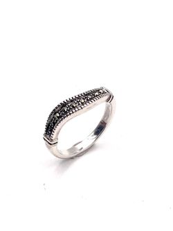 Anillo Elegant de plata de ley Turn