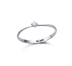 Anillo LECARRÉ de oro blanco y brillante  GA008OB T/11