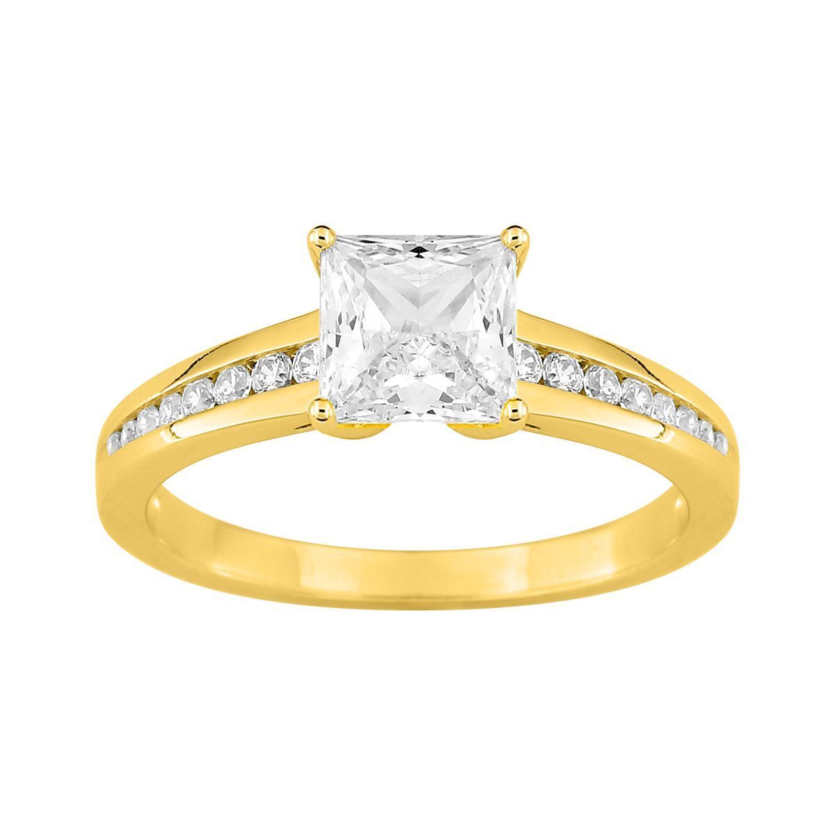 Anillo Metal Chapado Oro Argyor Mujer (CH)137198.1  Circonitas