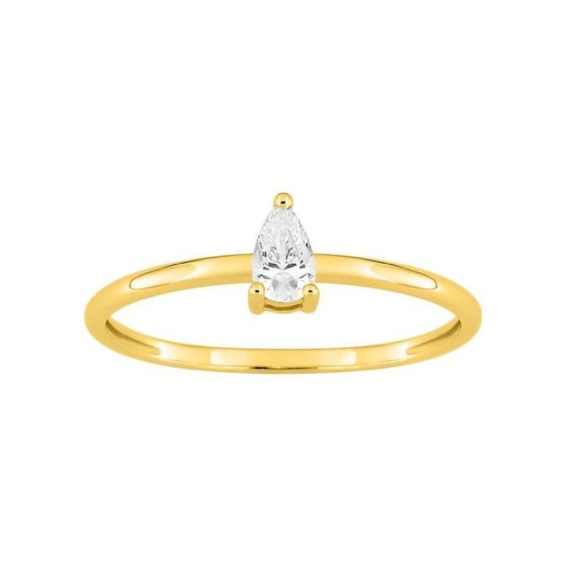 Anillo Oro 18kts Argyor-MRM (18)1.7490.20 Compromiso Diamante Lágrima