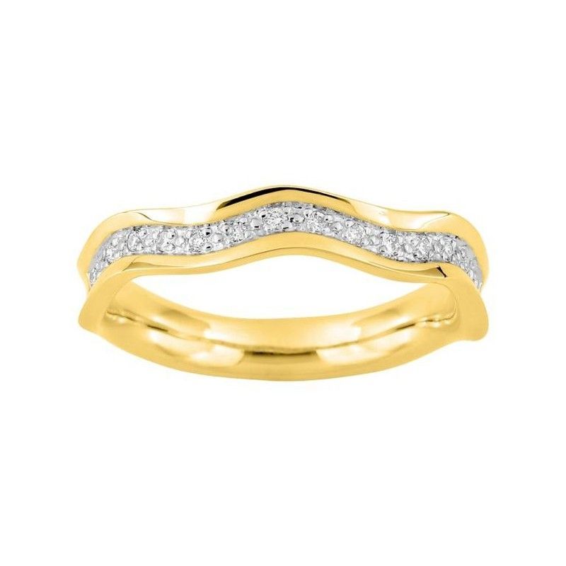 Anillo Oro 18kts Argyor-MRM (18)3F046BB4 Alianza Diamantes 0,08ct