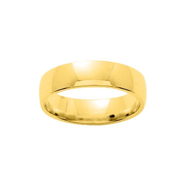 Anillo Oro 18kts Argyor-MRM 5mm (18)TJ50 Clásica Semibombeada