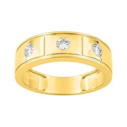 Anillo Oro 9Kts (9)9KLGD014Y Diamantes Laboratorio 0,45ct