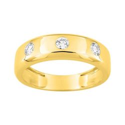 Anillo Oro 9Kts (9)9KLGD016Y Diamantes Laboratorio 0,45ct