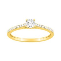 Anillo Oro 9Kts (9)9KLGD073Y Diamantes Laboratorio 0,32ct