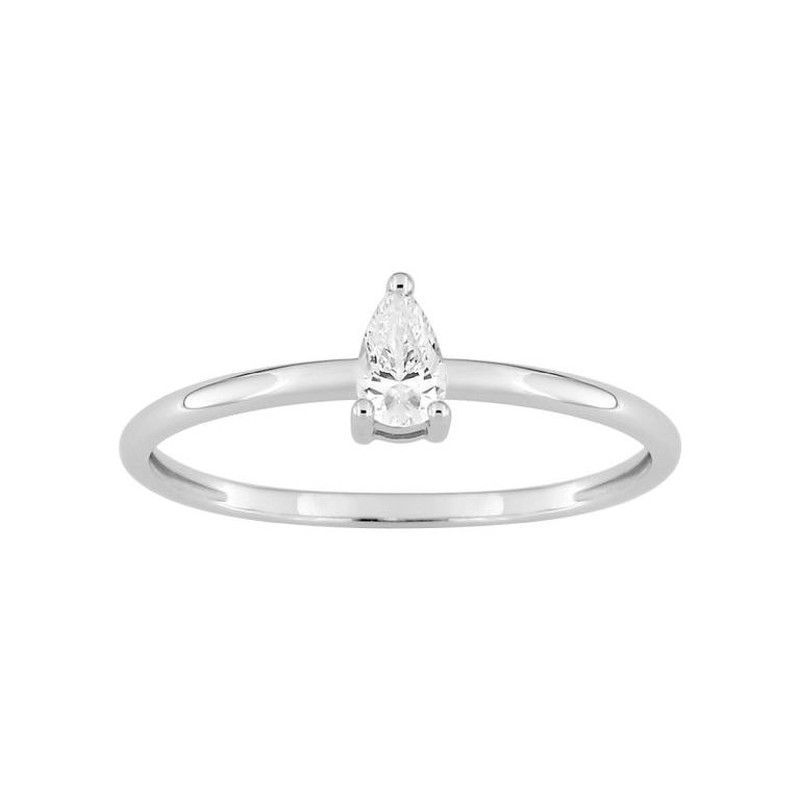 Anillo Oro Blanco 18kts Argyor-MRM (18)1.7490.21 Compromiso Diamante Lágrima