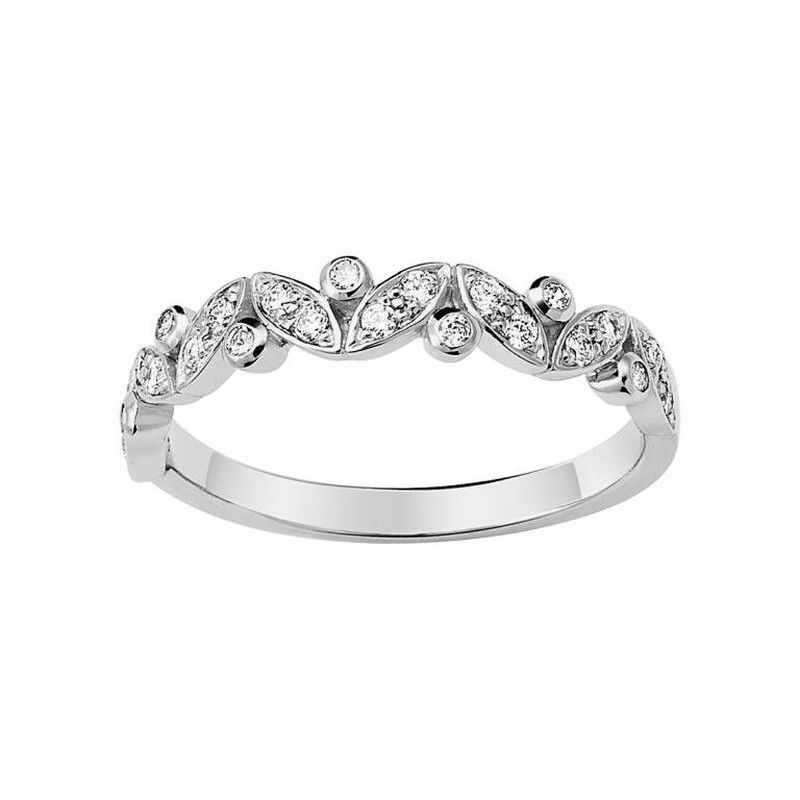 Anillo Oro Blanco 18kts Argyor-MRM (18)3C020GB4 Alianza Diamantes 0,23ct