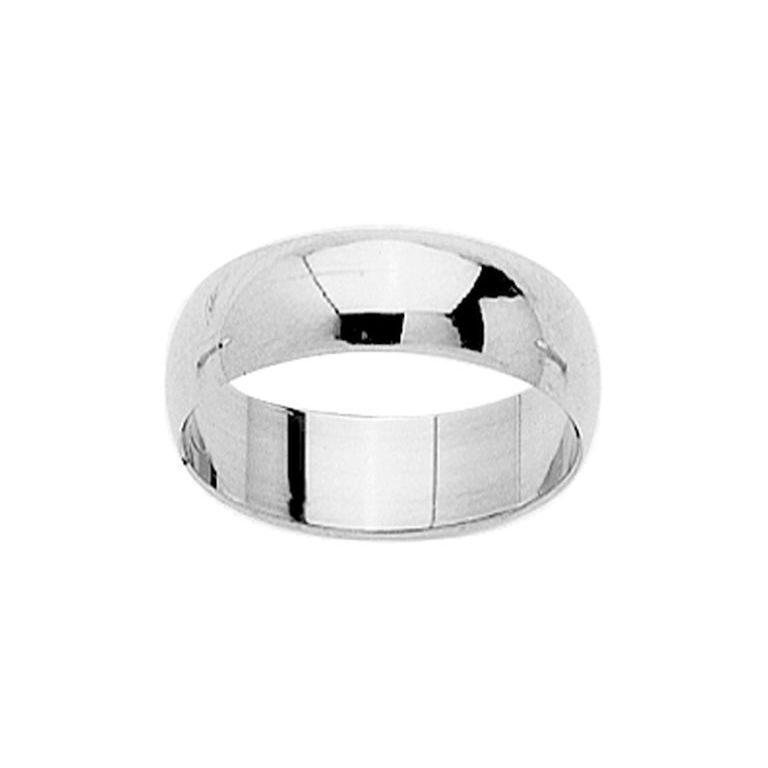 Anillo Oro Blanco 18kts Argyor-MRM 6mm (18)DJ60GA Alianza Clásica Media Cańa