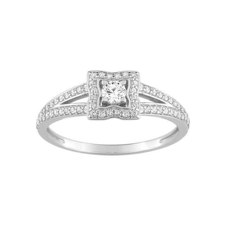 Anillo Oro Blanco 18kts Christian Bernard (18)1.6152.21 Diamantes 0,33ct GH SI