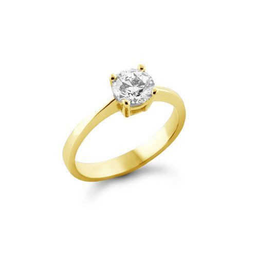 Anillo Oro Blanco 18kts Diamante VVS2-D 2cts A252/1681/2