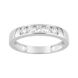 Anillo Oro Blanco 9Kts (9)9KLGD012W Diamantes Laboratorio 0,50ct