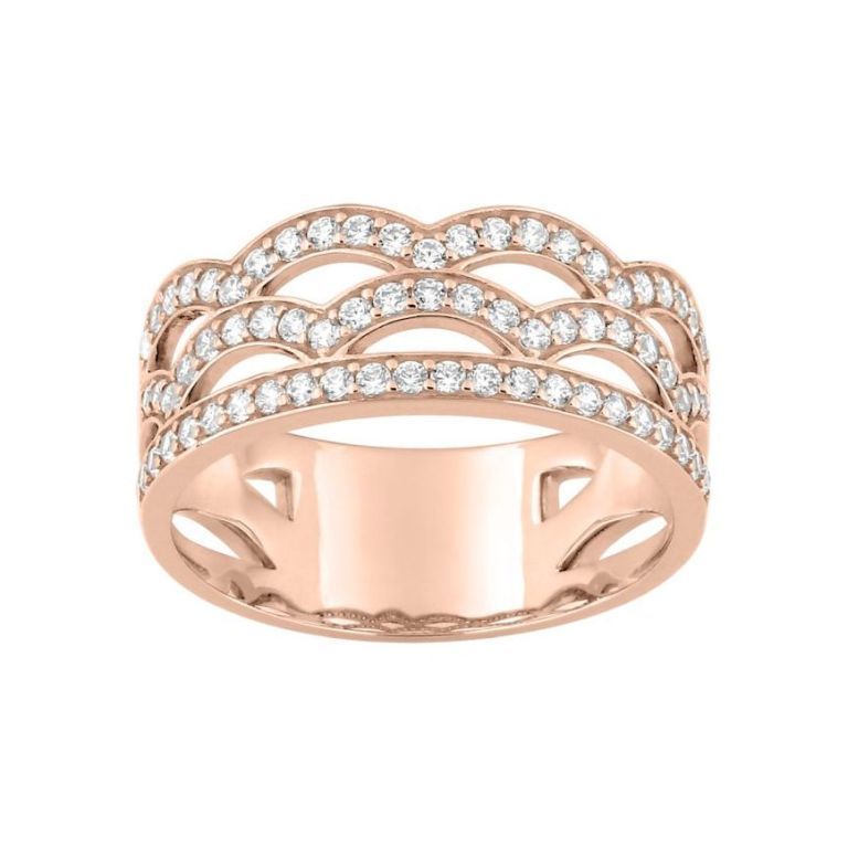 Anillo Oro Rosa 18kts Christian Bernard (18)1.6178.24 Diamantes 0,48ct GH SI